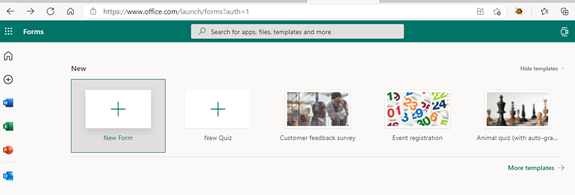 Microsoft Forms Microsoft Forms