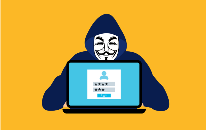 Free hacker anonymous cybersecurity vector